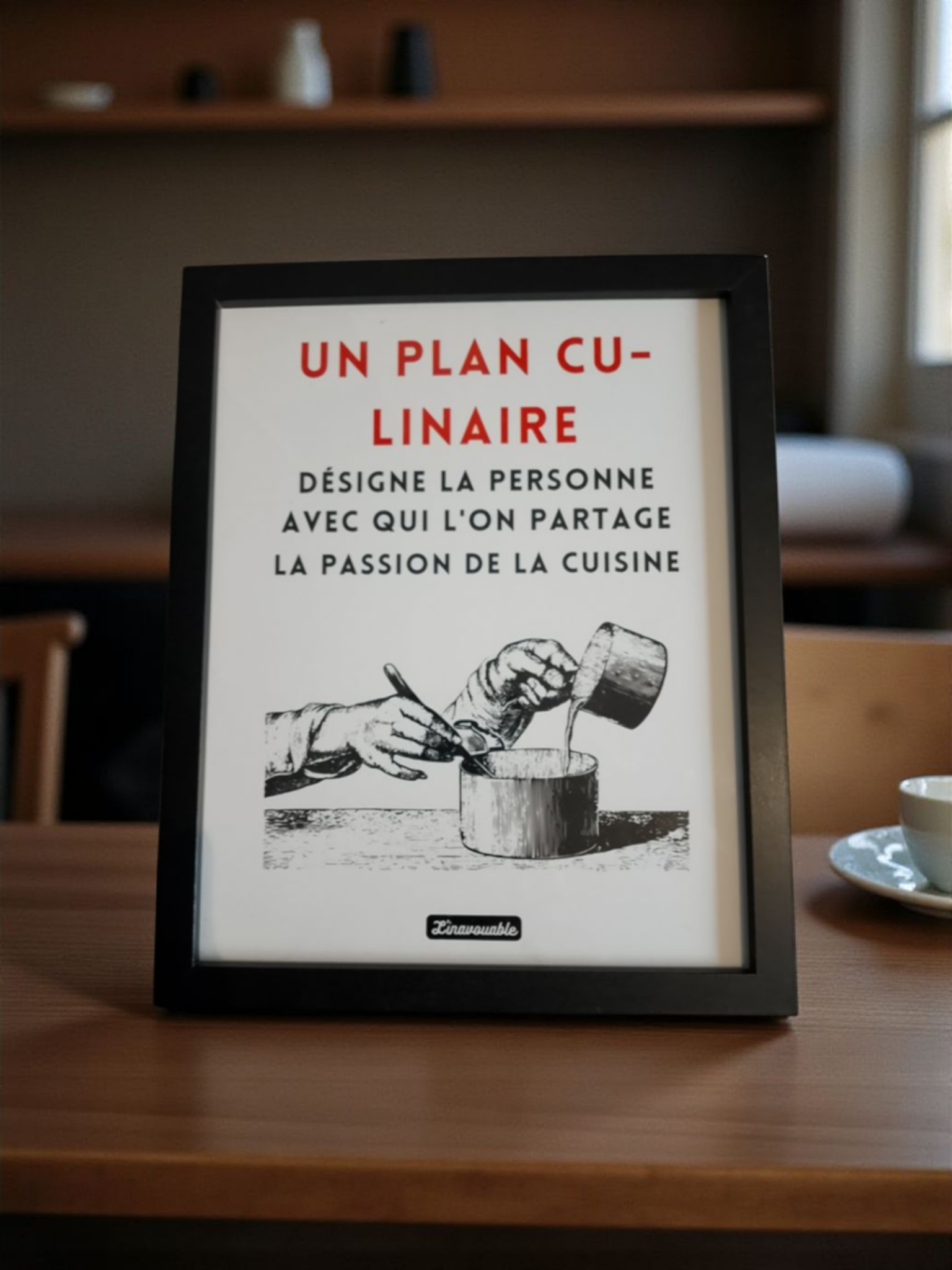 "PEASANT" Medium black FRAME
