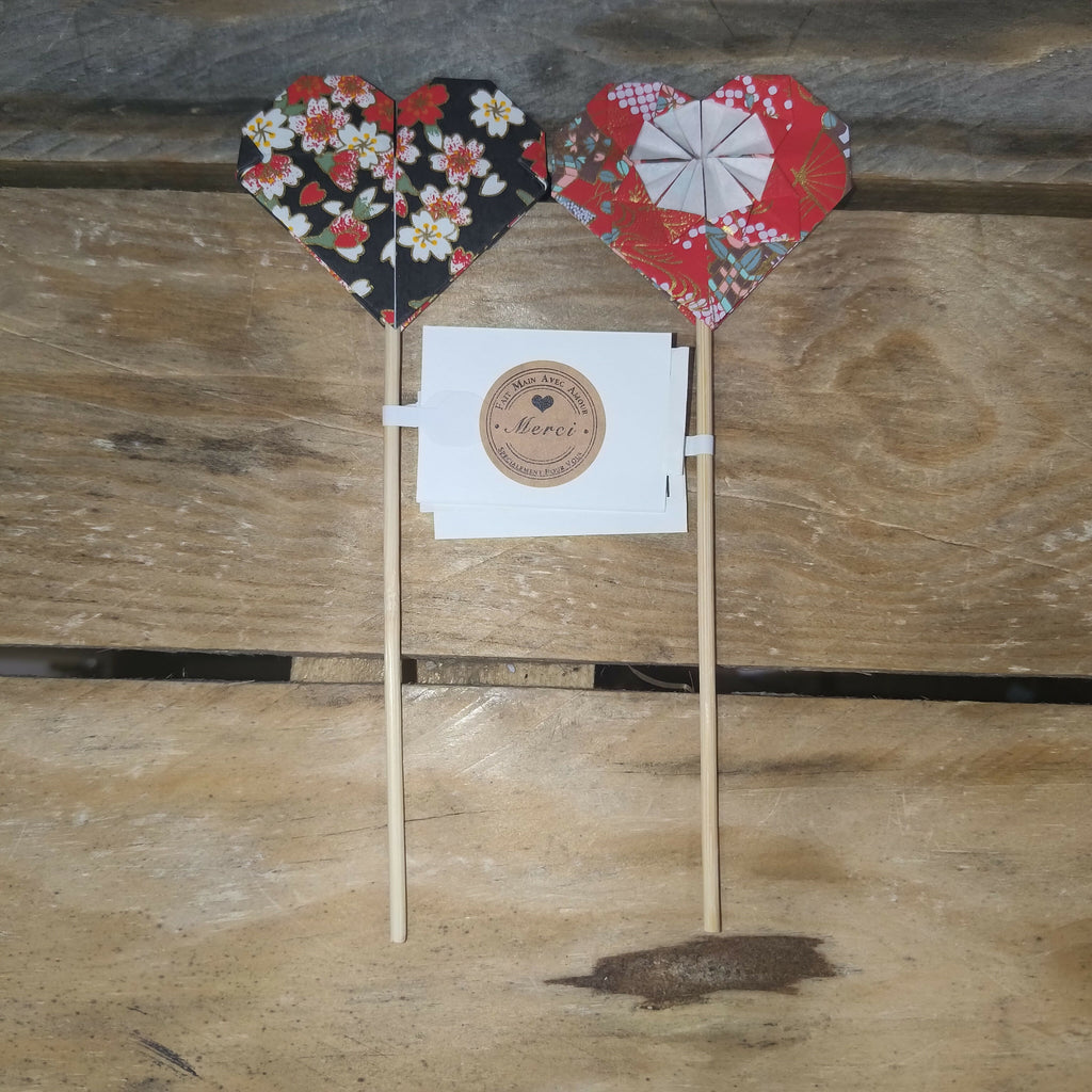 ORI008 Coeur en origami