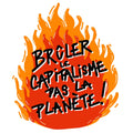 Sticker Brûler le patriarcat, pas la planète