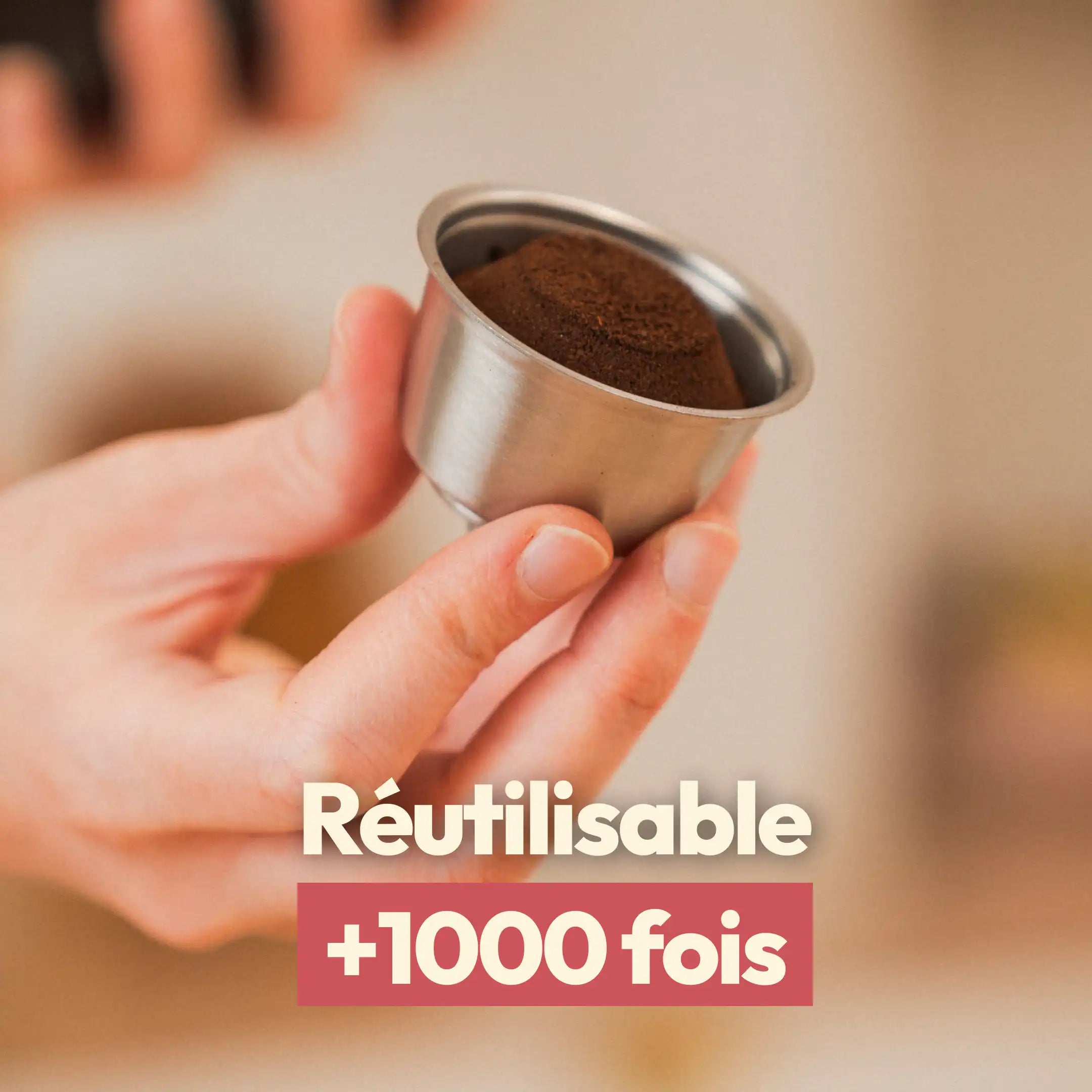 Capsule réutilisable & rechargeable Caps'me compatible Nescafé® Dolce Gusto®