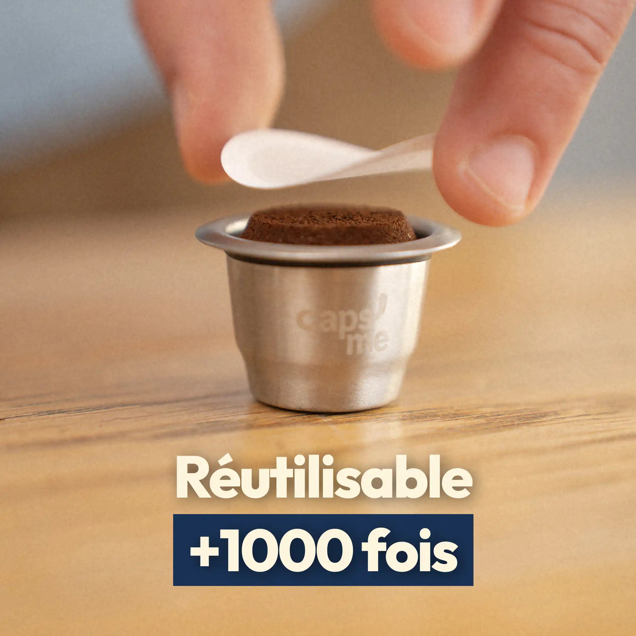 Capsules réutilisables & rechargeables en inox compatibles Nespresso®