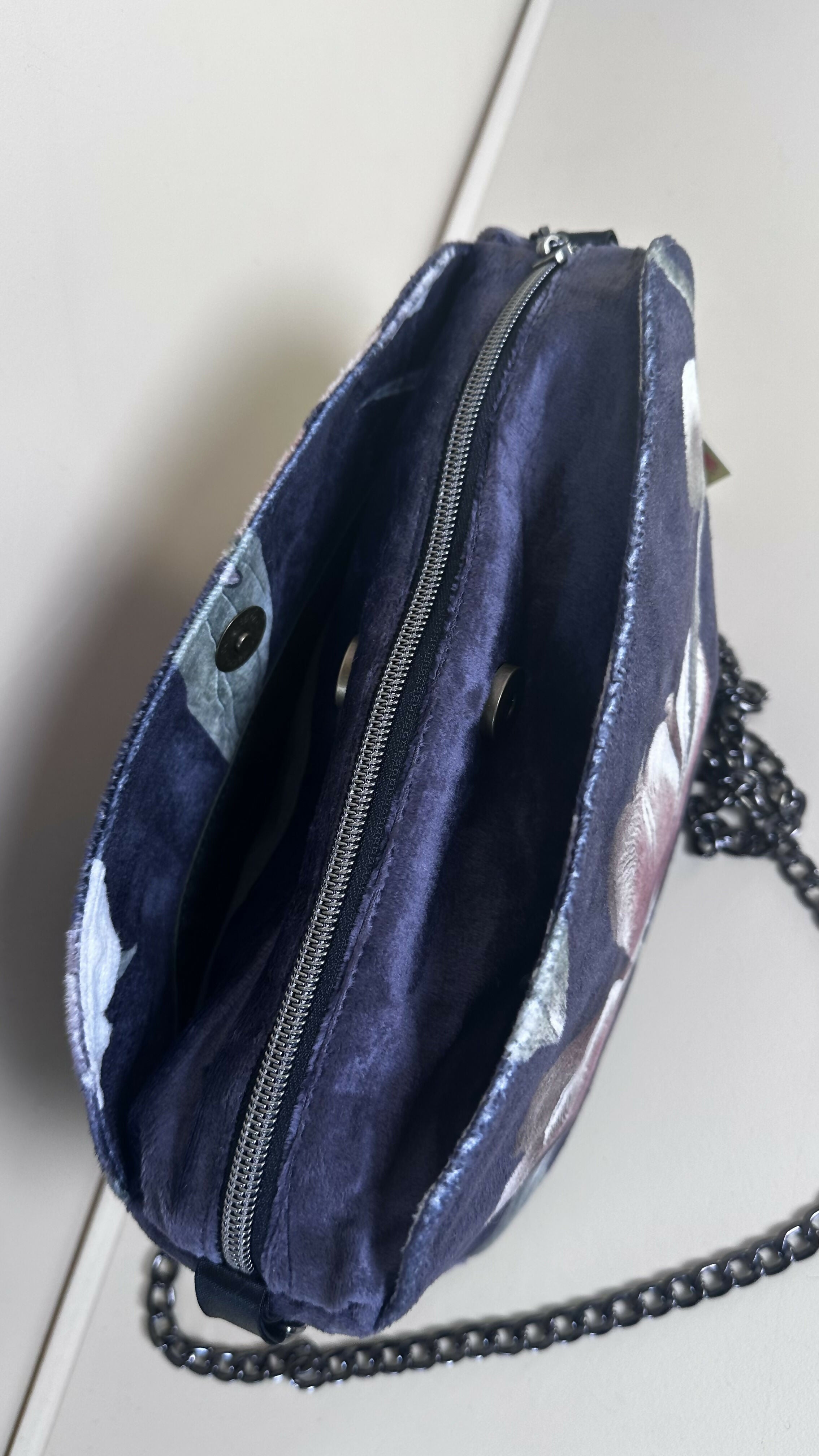 sac smart noir pivoine