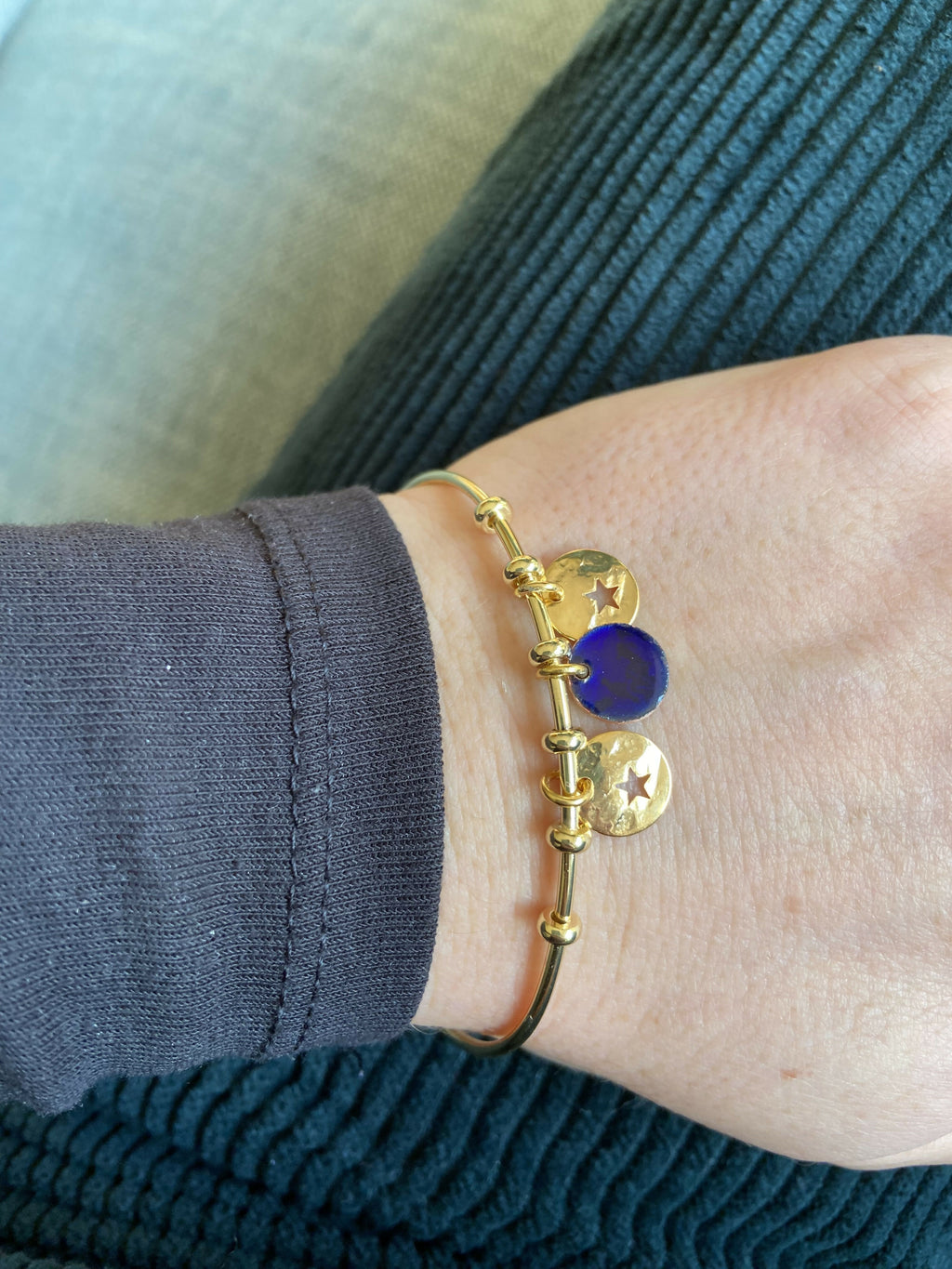bracelet Myosotis doré