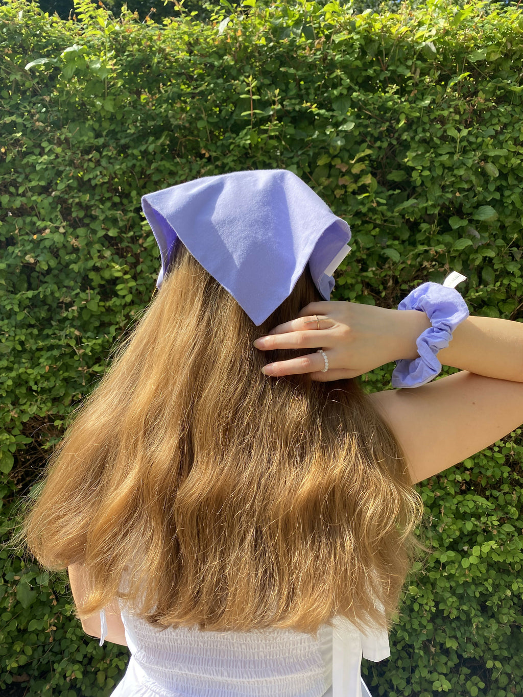 Jean - Jocelyn - Upcycled hair scarf