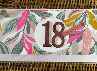 18th BIRTHDAY CARD ENVELOPE
