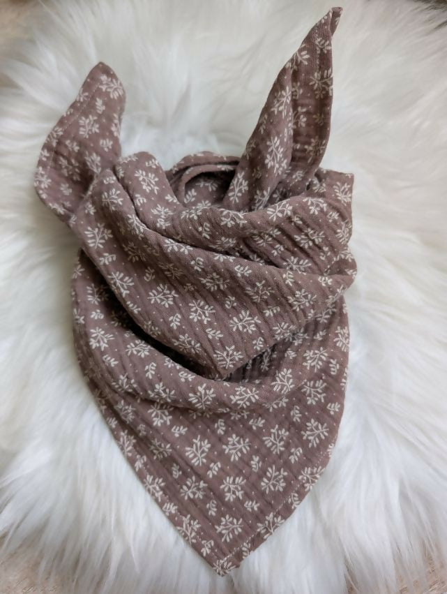 Foulard bébé enfant double gaze baleine