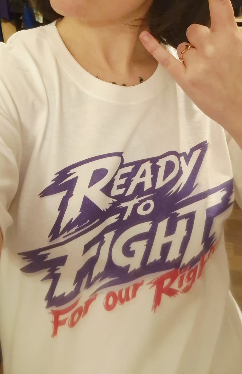 Tee Shirt Ready to fight