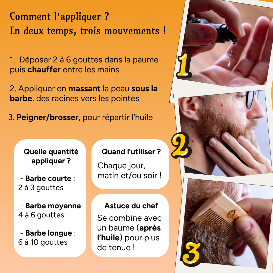 Huile pour barbe - Senteur Fraîche - à la Ragnarök