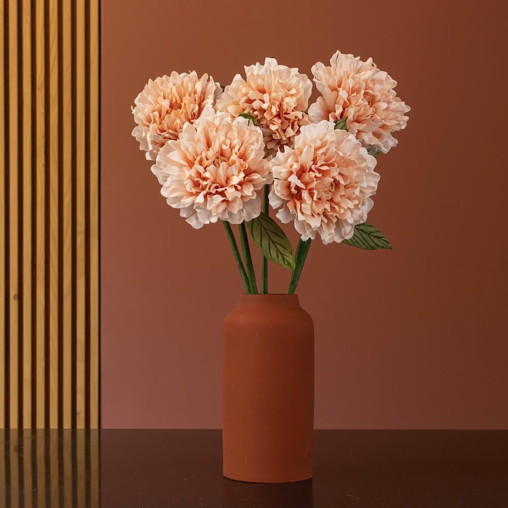 fleur-papier-flowrette-dalia-corail-colore