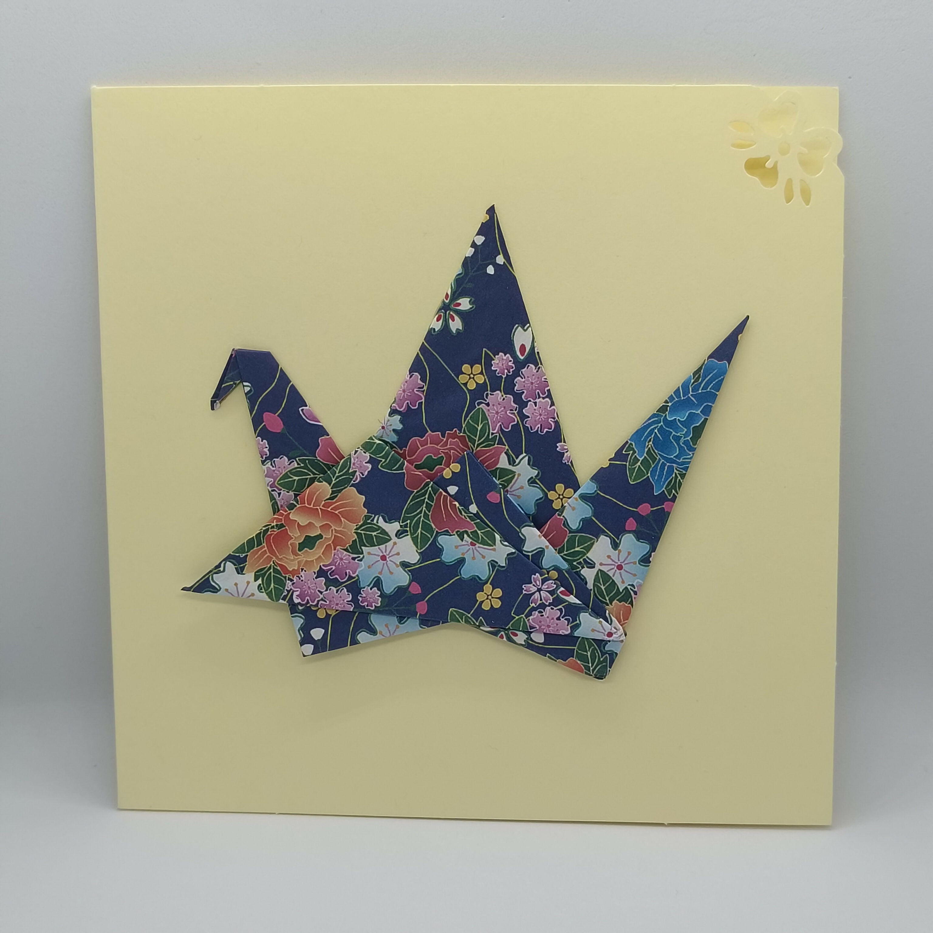 ORI002 Carte de voeux origami