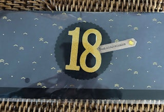 18th BIRTHDAY CARD ENVELOPE