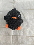 Porte clefs oiseau merle noir
