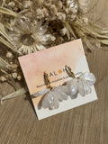 WHITE PETAL EARRINGS
