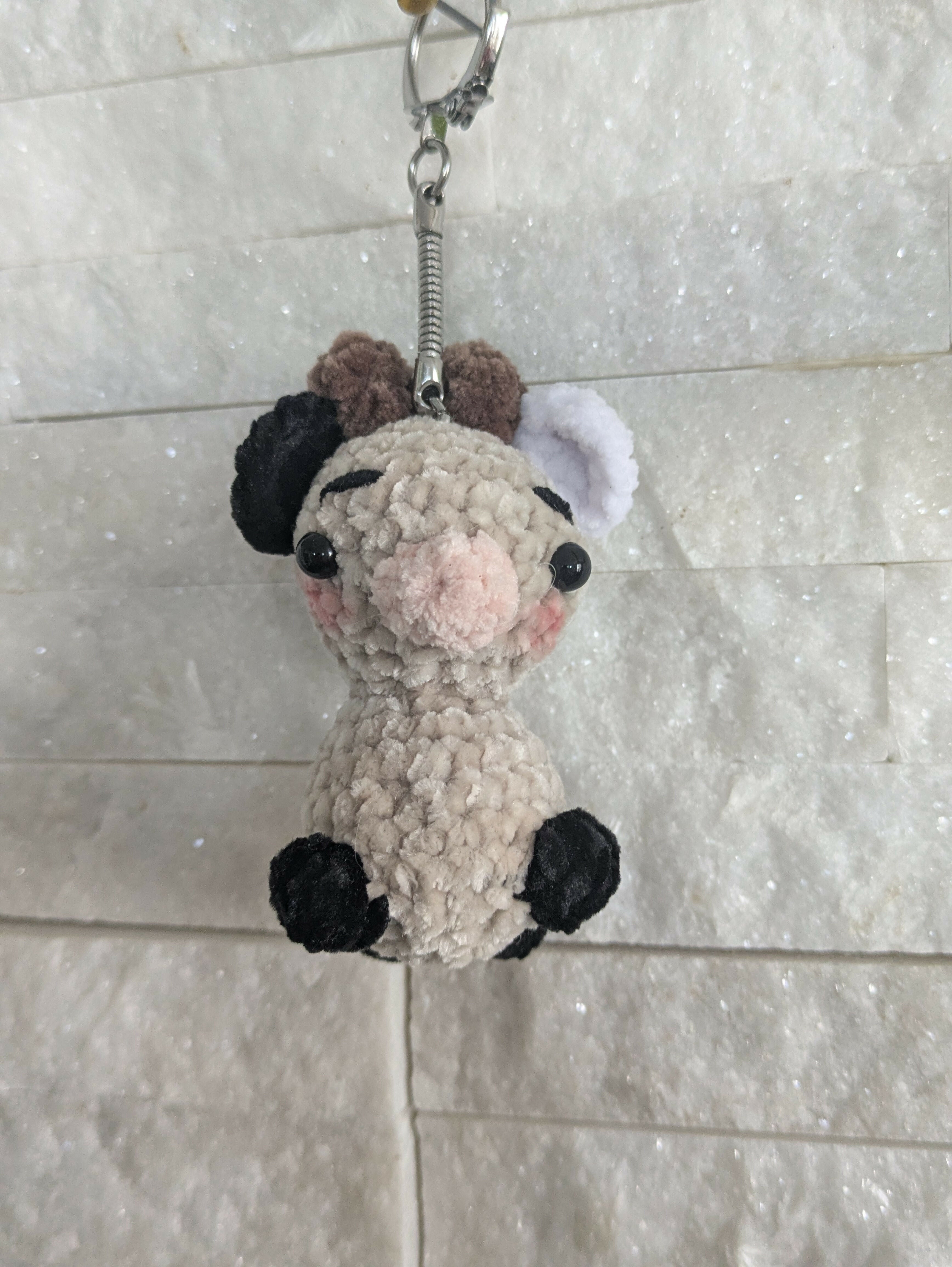 porte clefs vache