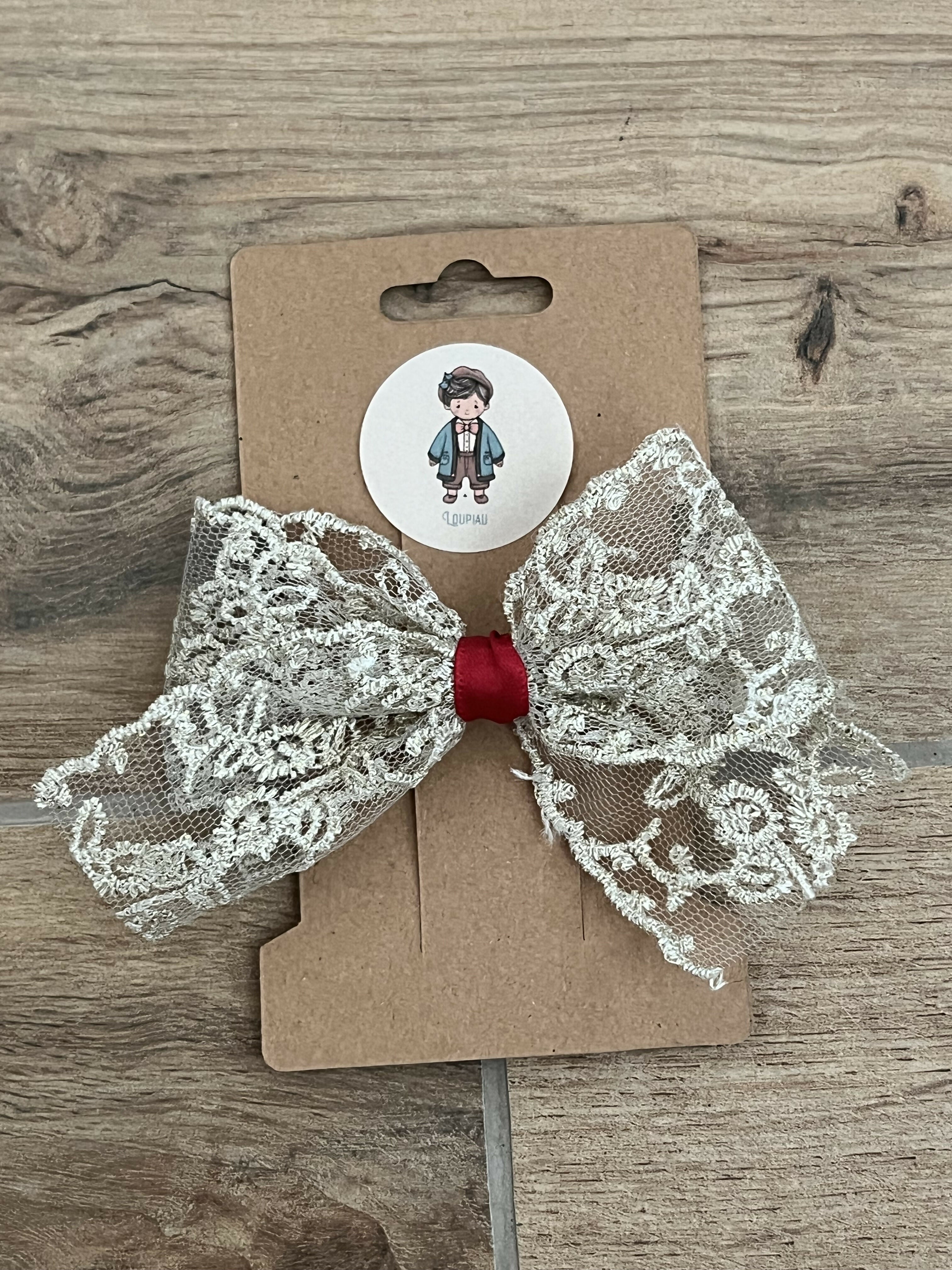 Barrette de Noël pailletes