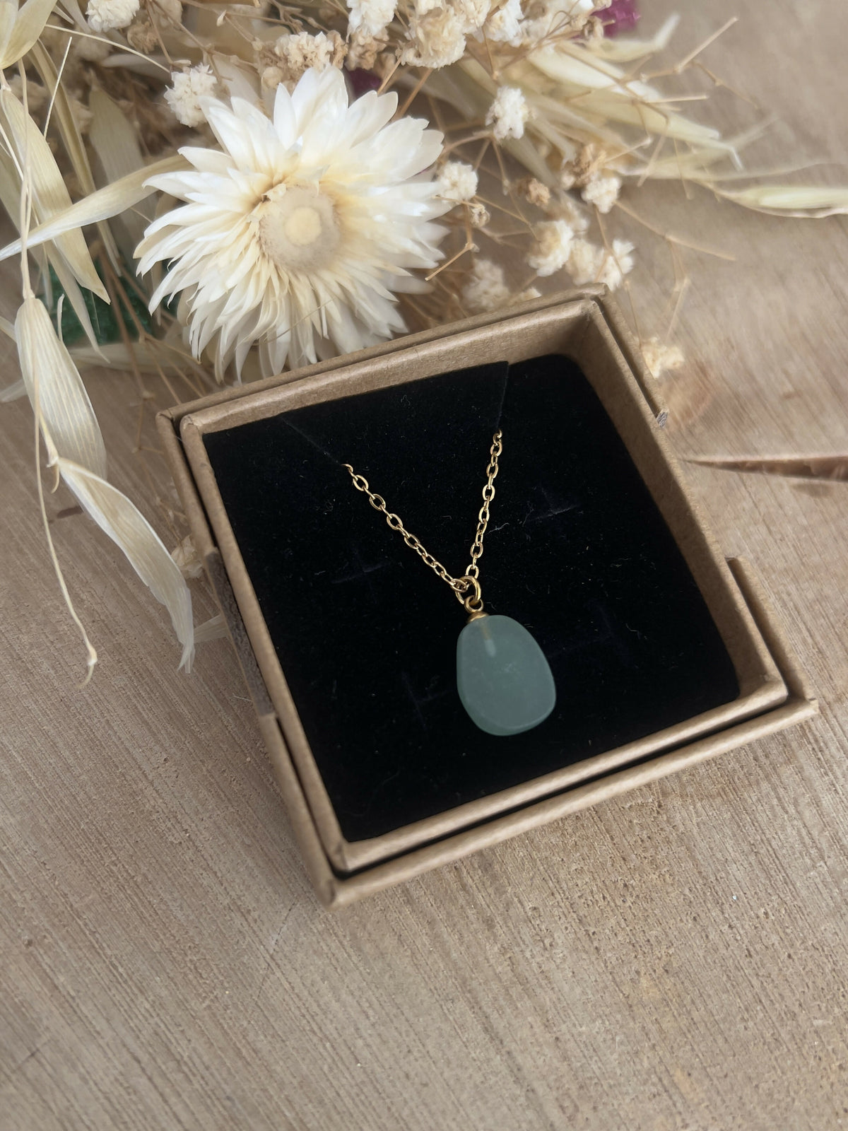 Collier pendentif aventurine