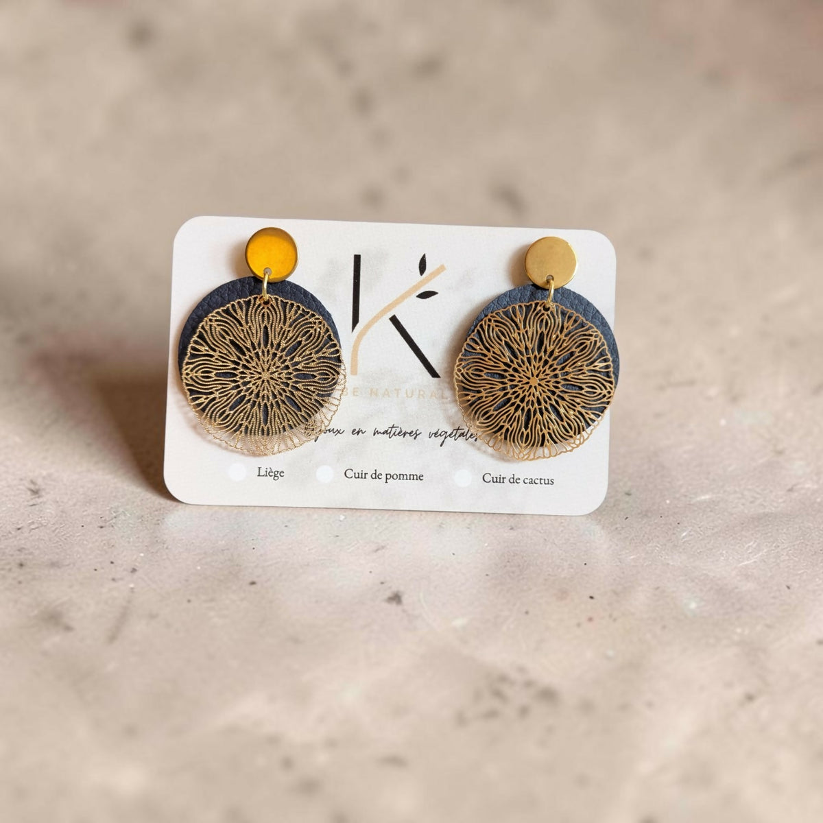 boucles d'oreilles vegan klbo009
