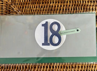 18th BIRTHDAY CARD ENVELOPE