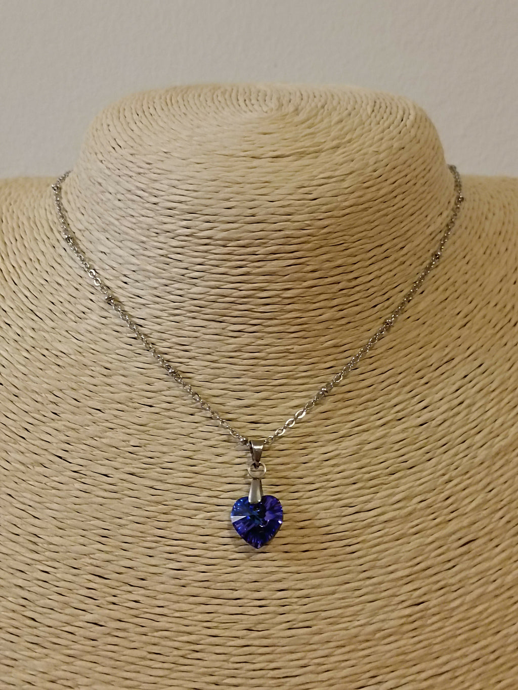 MEL/CCA Silver Heart Necklace