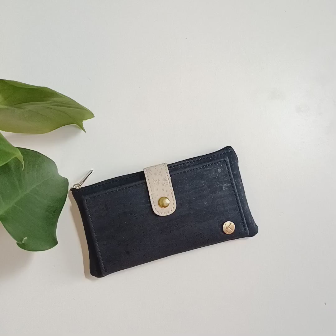 Portefeuille vegan en liège,  Lalie