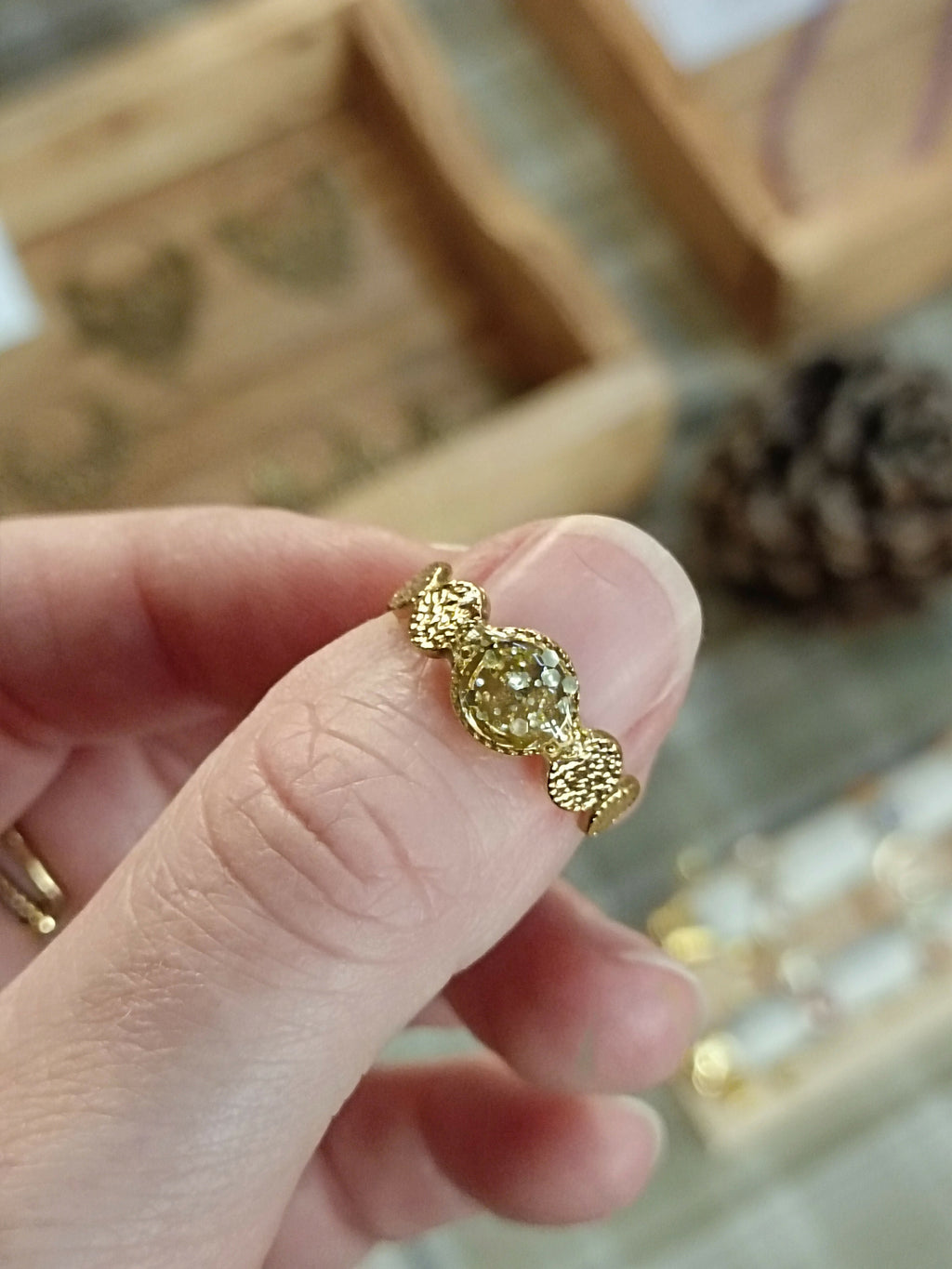 MEL/BT5 Bague Texturée 5 mm