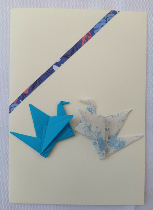 ORI002 Carte de voeux origami